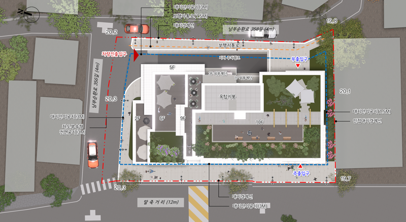 양재시장 배치도. 서울시 제공