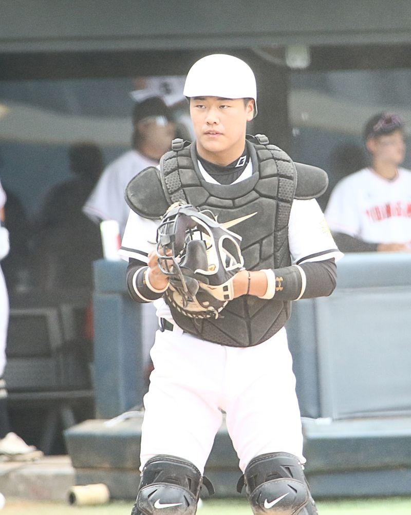 광주제일고 포수 김선빈.사진=전상일 기자