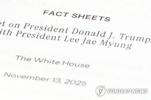 한미 팩트시트 (출처=연합뉴스)