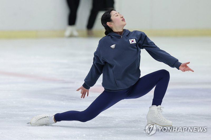 훈련하는 이해인 (출처=연합뉴스)
