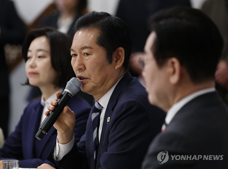 발언하는 더불어민주당 정청래 대표 (출처=연합뉴스)