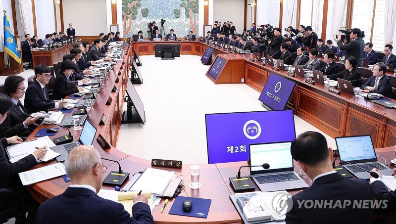 이재명 대통령, 국무회의 주재 (출처=연합뉴스)