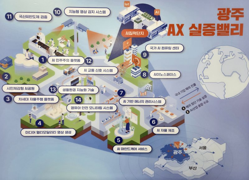 [광주=뉴시스] 광주 인공지능(AI) 실증밸리. photo@newsis.com *재판매 및 DB 금지