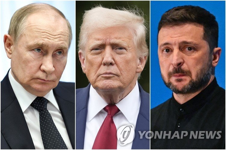 푸틴·트럼프·젤렌스키 (출처=연합뉴스)