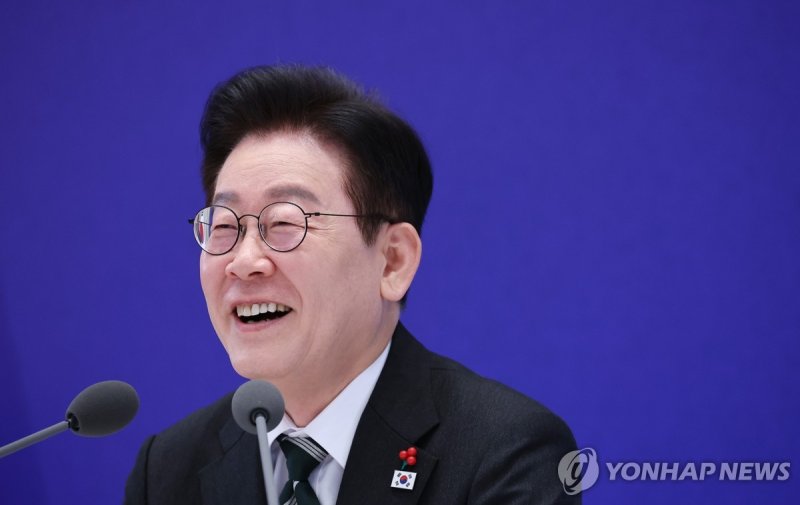 이재명 대통령, 신년기자회견 (출처=연합뉴스)