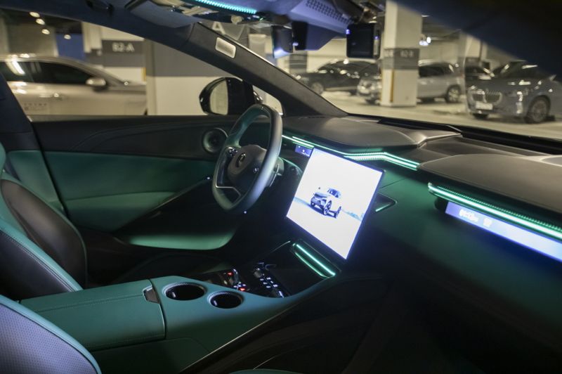 전기 하이퍼 SUV '엘레트라' 실내. 로터스자동차코리아 제공.