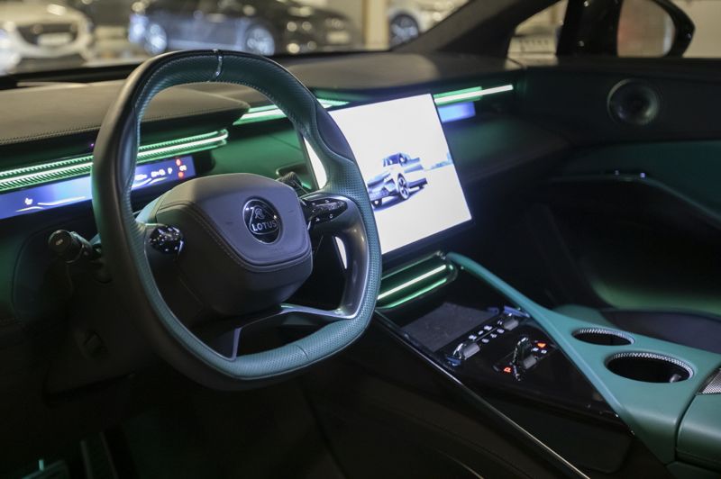 전기 하이퍼 SUV '엘레트라' 실내. 로터스자동차코리아 제공.