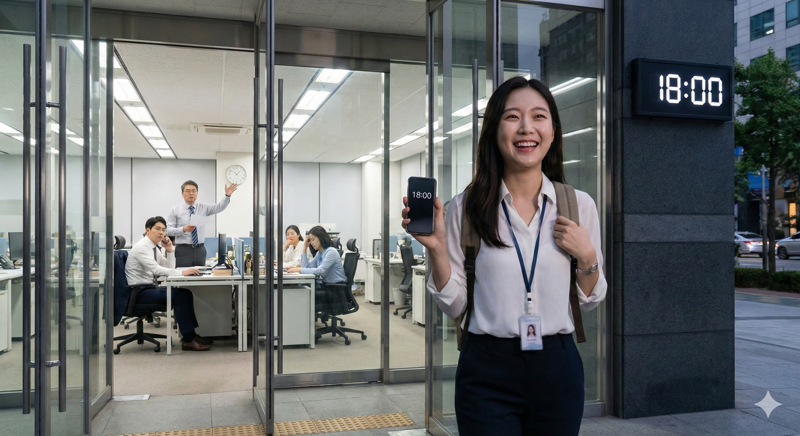 지금 비상 걸려서 끙끙대는데.."팀장님 저 퇴근요"