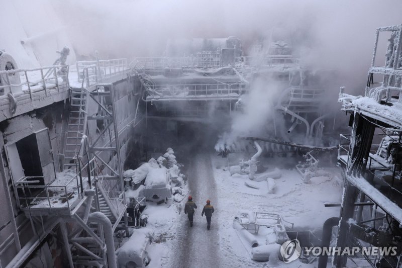 러시아 공습으로 파괴된 우크라이나 발전 시설 (출처=연합뉴스)