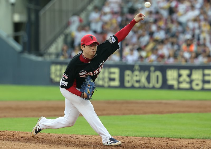 역투하는 KIA 타이거즈 투수 양현종. 2025.9.14/뉴스1 ⓒ News1 김진환 기자