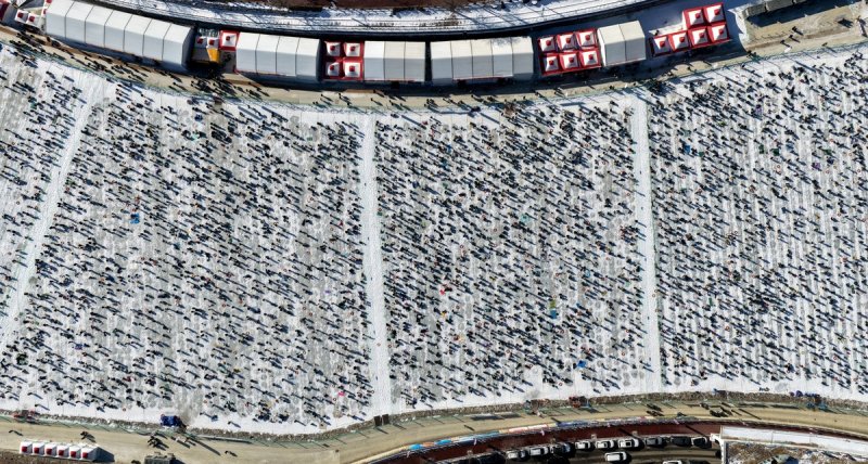 24일 상공에서 바라본 축제장 전경 (출처=연합뉴스)