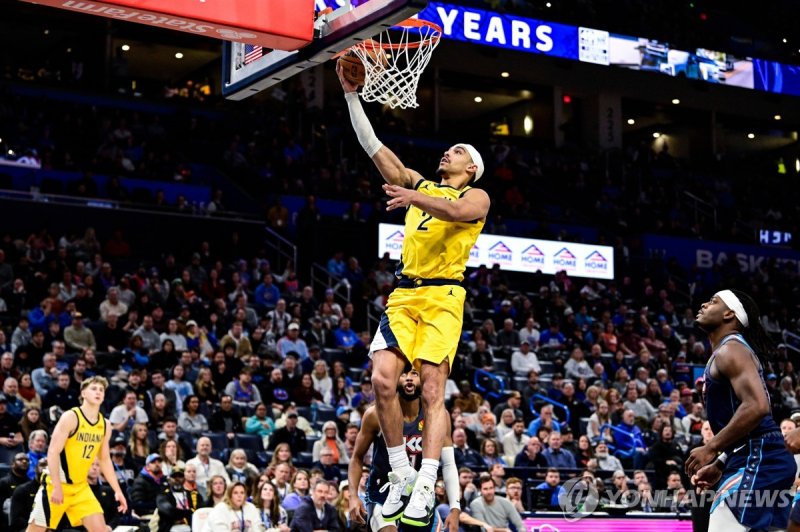 인디애나 앤드루 넴하드의 슛 (출처=연합뉴스)