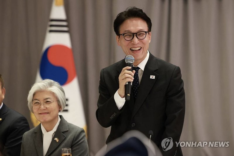 김민석 국무총리, 워싱턴 한인 동포간담회 (출처=연합뉴스)