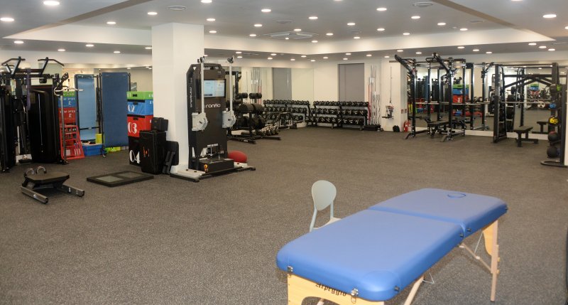 [전주=뉴시스] 김얼 기자 = 새강병원 지하에는 헬스장을 방불케 하는 스포츠 재활센터가 마련되어 있다. 2026.01.24. pmkeul@newsis.com