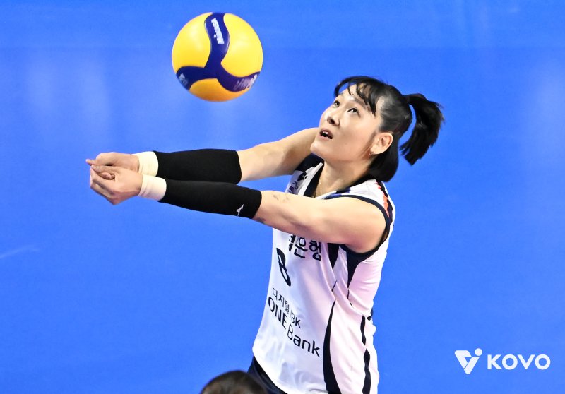 여자 프로배구 IBK기업은행의 리베로 임명옥. (사진=KOVO 제공). 2025.11.06. *재판매 및 DB 금지