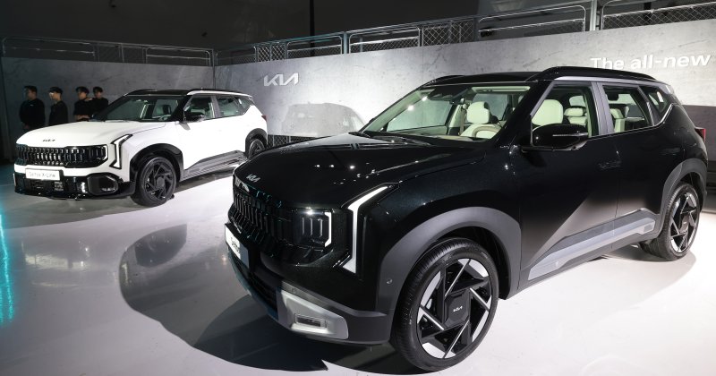 23일 서울 중구 DDP 아트홀에서 열린 ‘디 올 뉴 셀토스 미디어 데이’에서 국내 대표 소형 SUV ‘디 올 뉴 셀토스’ 차량이 공개되고 있다 2026.1.26/뉴스1 ⓒ News1 권현진 기자