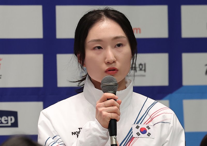 선수단 주장으로 선정된 최민정. /뉴스1 DB ⓒ News1 김성진 기자