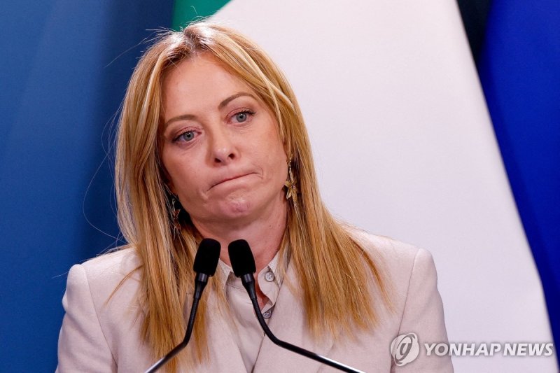 조르자 멜로니 이탈리아 총리 (출처=연합뉴스)