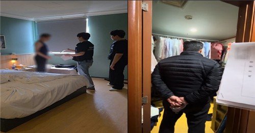 임금체불 사업주 체포 현장 (출처=연합뉴스)