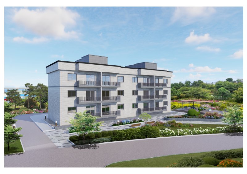 [울산=뉴시스] 오는 5월 울산 남구 장생포 고래문화특구 일원에 준공 예정인 가족형 힐링 숙박시설 '고래잠' 조감도. (사진=울산 남구 제공) photo@newsis.com *재판매 및 DB 금지