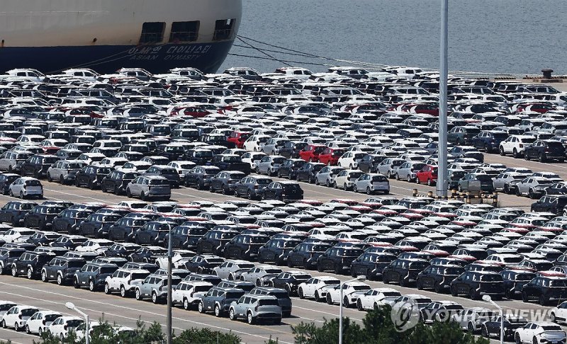 한국 자동차 수출 (출처=연합뉴스)