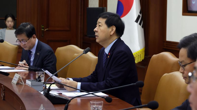 구윤철 부총리 겸 재정경제부 장관이 28일 서울 종로구 정부서울청사에서 열린 경제관계장관회의에서 발언하고 있다. 사진=서동일 기자