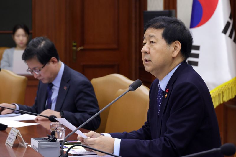 구윤철 부총리 겸 재정경제부 장관이 28일 서울 종로구 정부서울청사에서 열린 경제관계장관회의에서 발언하고 있다. 사진=서동일 기자