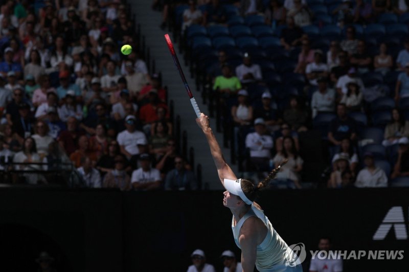 리바키나의 서브 (출처=연합뉴스)