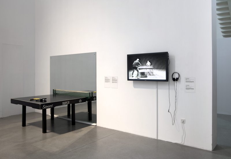 백남준, Mirrored ping pong, TV ping pong (백남준아트센터 제공)