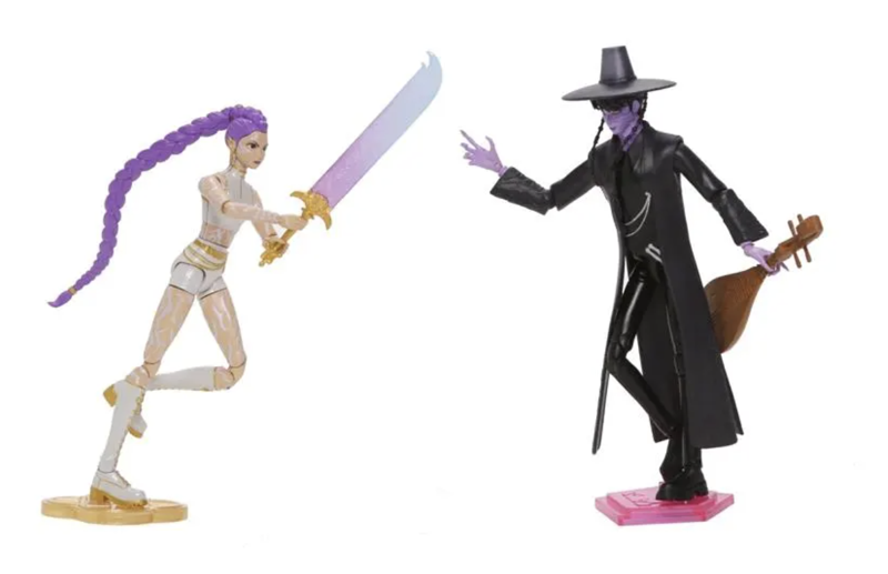 마텔 '액션 피규어' 브랜드의 '케이팝 데몬 헌터스'. /사진=마텔·포브스