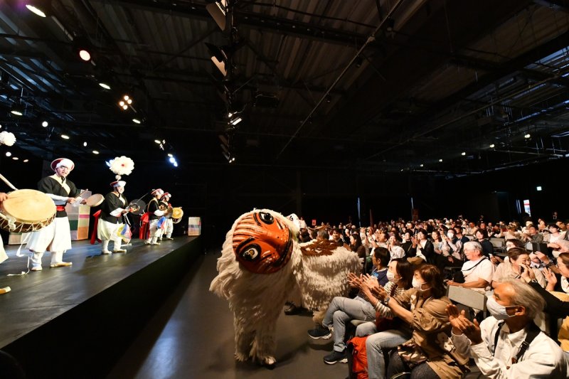 지난해 일본 오사카에서 열린 '국가유산 방문 캠페인' 행사 모습 (출처=연합뉴스)