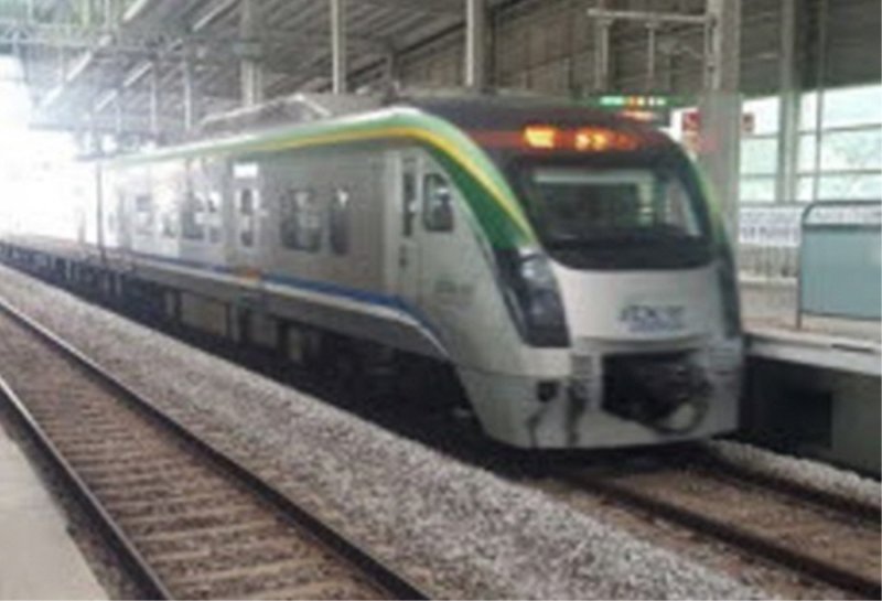 [춘천=뉴시스] 강원특별자치도는 25일 윤석열 대통령이 직접 발표한 수도권광역급행철도(이하 GTX) 추진계획에 GTX-B 노선 종점의 춘천 공식 확정과 GTX-D 노선에 Y자형 원주 연장이 최종 반영에 환영했다. 사진은 경춘선 itx. syi23@newsis.com *재판매 및 DB 금지