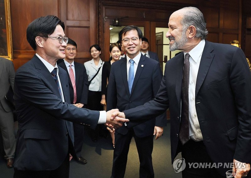 김정관 장관, 미국 상무부 장관 면담 (출처=연합뉴스)