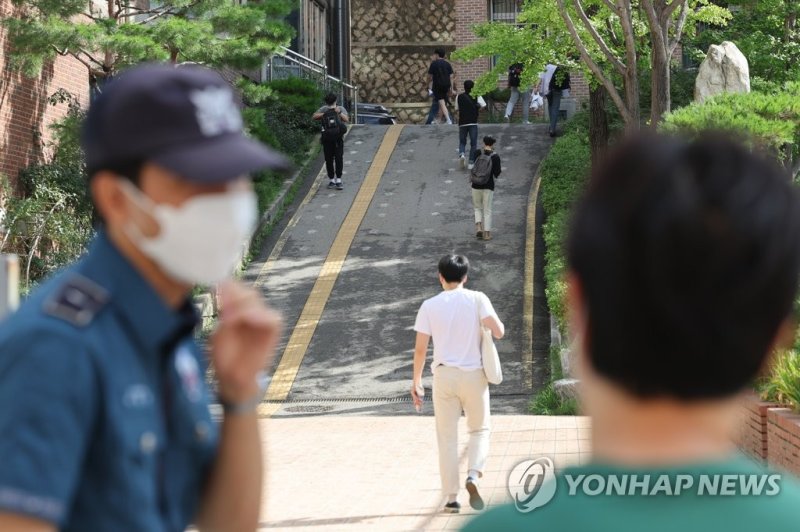 경찰공무원 채용시험 (출처=연합뉴스)