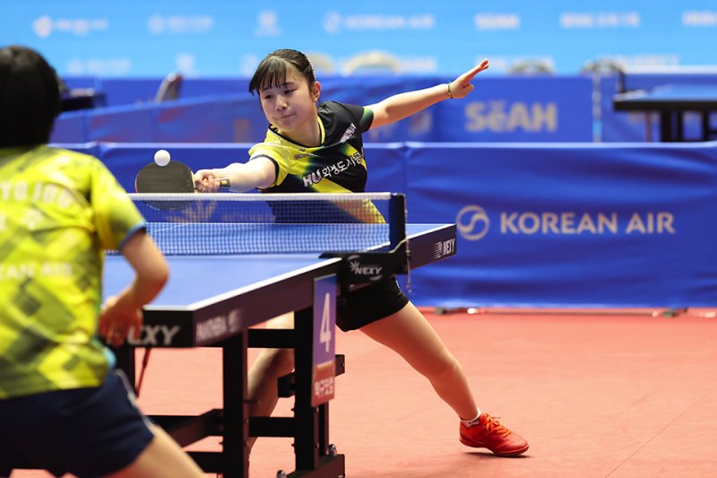[서울=뉴시스] 2026년 탁구 국가대표 최종 선발전에 진출한 화성도시공사 허예림. (사진=대한탁구협회 제공) *재판매 및 DB 금지