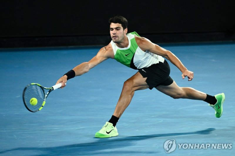 알카라스의 경기 모습. (출처=연합뉴스)