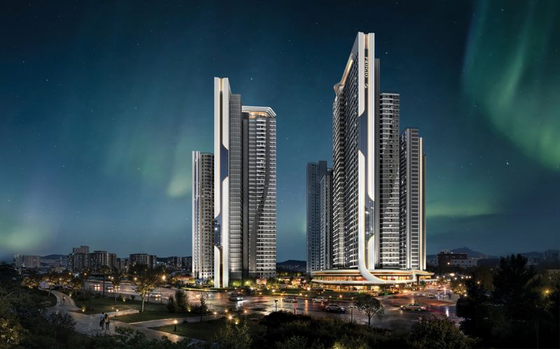 신이문 역세권 도시정비형 재개발사업 조감도. 대우건설 제공