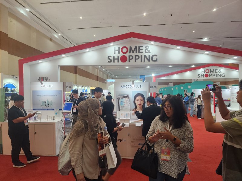 홈앤쇼핑 박람회 전경.