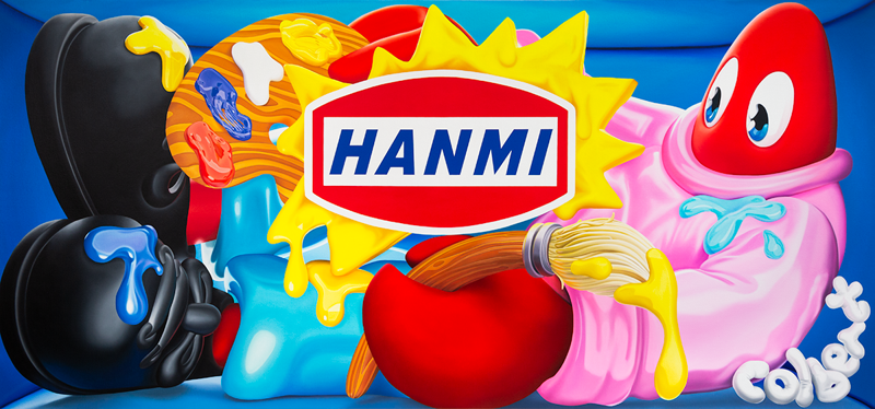 한미반도체가 필립 콜버트와 협업한 아트워크. 한미반도체 제공