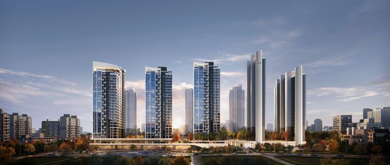 송파한양2차 재건축 투시도. GS건설 제공