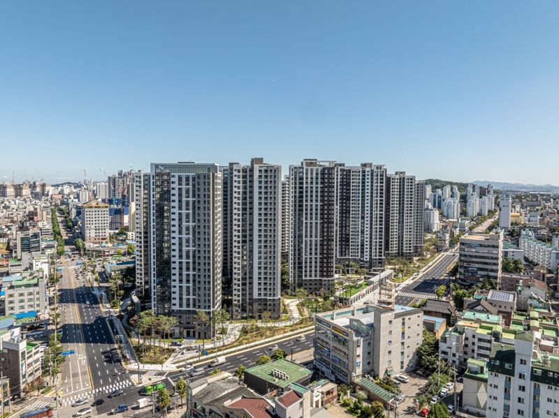 학익1구역 전경. 한국토지신탁 제공