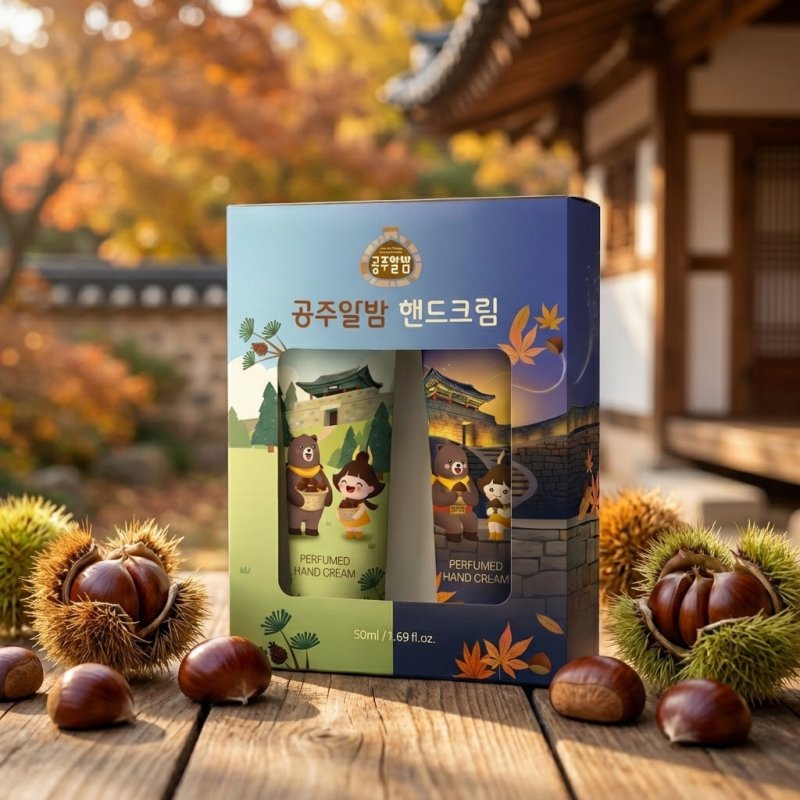 [공주=뉴시스] 공주알밤 핸드크림 이미지.(사진= 공주시).2026.02.02.photo@newsis.com. *재판매 및 DB 금지