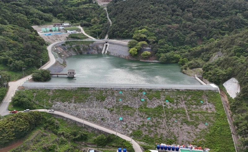 통영 욕지도 식수댐 전경 (출처=연합뉴스)