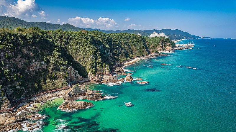 [강릉=뉴시스] 정동진심곡바다부채길 전경.(사진=강릉관광개발공사 제공)photo@newsis.com *재판매 및 DB 금지
