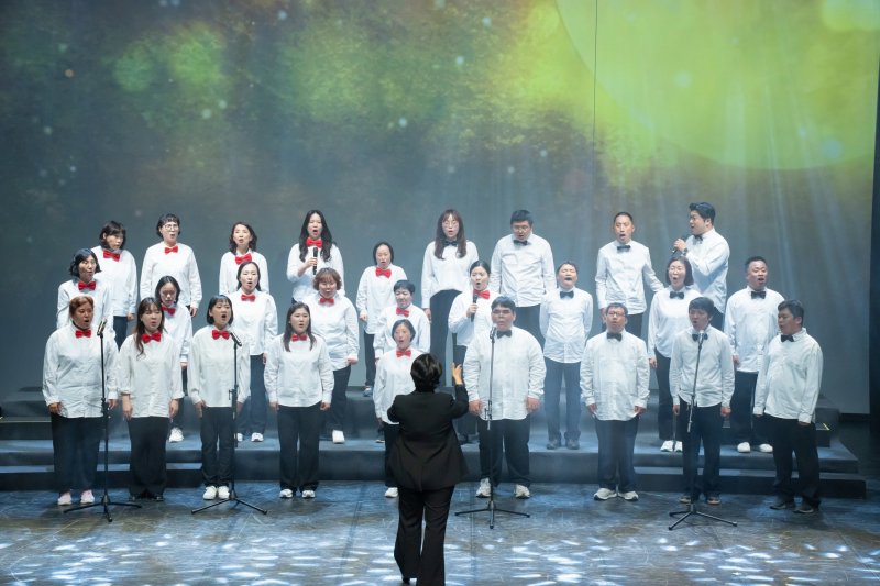 [밀양=뉴시스] 경남 밀양시 발달장애인 구성 이루다 합창단. (사진=뉴시스 DB). photo@newsis.com *재판매 및 DB 금지