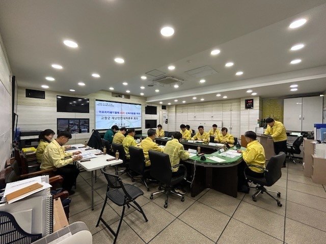 고창군 ASF 확산 방지 회의 (출처=연합뉴스)