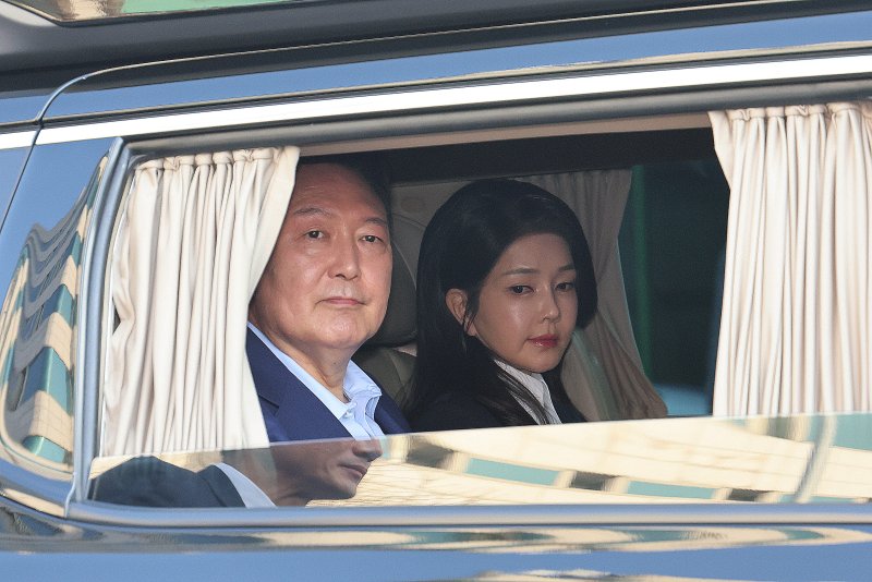 윤석열 전 대통령과 김건희 여사. (공동취재) /뉴스1 ⓒ News1 신웅수 기자