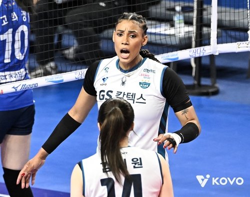 GS칼텍스 승리를 이끈 실바 (출처=연합뉴스)