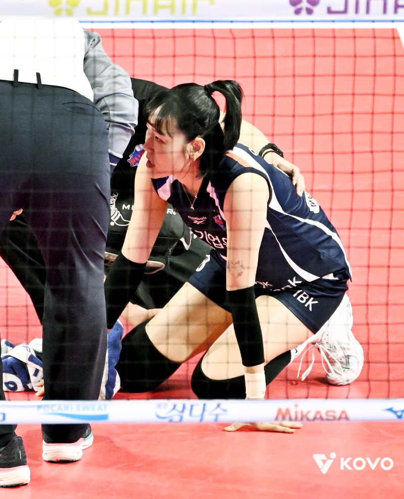 [서울=뉴시스]여자배구 IBK기업은행 임명옥. (사진=KOVO 제공)