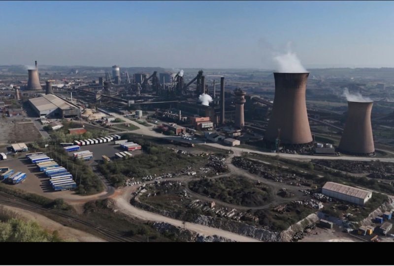 [스컨소프=AP/뉴시스] 영국 링컨셔 스컨소프에 있는 브리티시 스틸의 제철소. 자료사진. 2026.02.02 *재판매 및 DB 금지